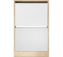 Обувница Венталл Арт Лаком-2 дуб сонома/белый Ven_00672