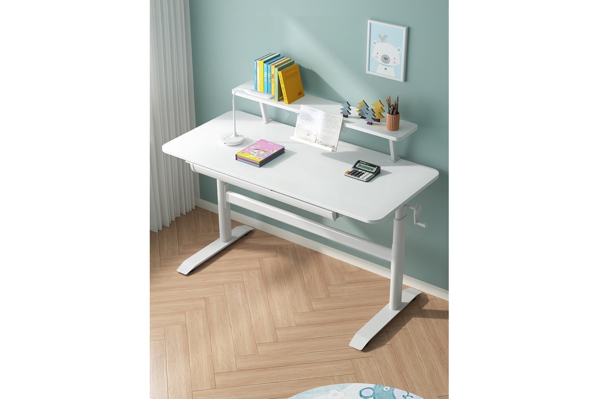 Стол детский регулируемый EVERPROF Kids table 2 белый EP Table 2 White -  выгодная цена, отзывы, характеристики, фото - купить в Москве и РФ