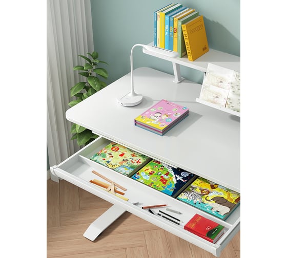 Стол детский регулируемый EVERPROF Kids table 2 белый EP Table 2 White