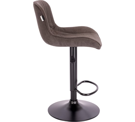 Барный стул Everprof Grace Black ткань, темно-коричневый EP Grace B Fabric Dark Brown