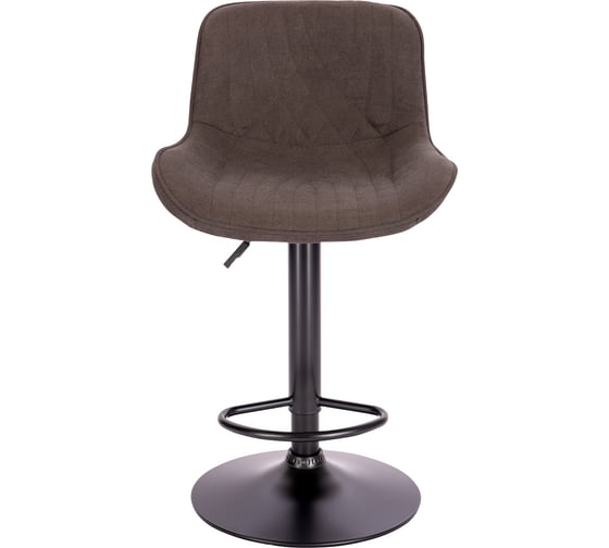 Барный стул Everprof Grace Black ткань, темно-коричневый EP Grace B Fabric Dark Brown