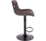 Барный стул Everprof Grace Black ткань, темно-коричневый EP Grace B Fabric Dark Brown 2