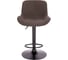 Барный стул Everprof Grace Black ткань, темно-коричневый EP Grace B Fabric Dark Brown 3