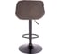 Барный стул Everprof Grace Black ткань, темно-коричневый EP Grace B Fabric Dark Brown 4