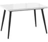 Стол Вояж 120, Белый Оптивайт/Черный Mebwill 101770