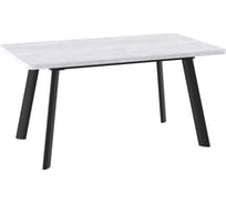 Стол Прайм 160 Серый сланец, Черный Mebwill 101890