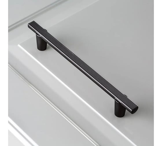 Ручка GTV RAY 128 мм, светлый графит UZ-RAY-128-25