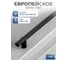 Ручка GTV RAY 128 мм, черный матовый UZ-RAY-128-20M 6