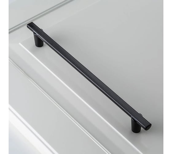 Ручка GTV RAY 192 мм, черный матовый UZ-RAY-192-20M