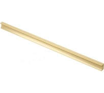 Мебельная алюминиевая ручка GTV GROOVE 320 мм/360 мм, светлое брашированное золото UA-GROOVE-320-22