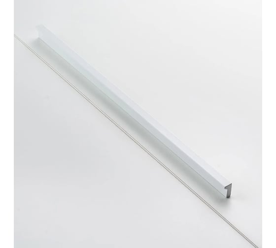 Мебельная алюминиевая ручка GTV PILLAR 320 мм/360 мм, белый матовый UA-PILLAR-320-10M