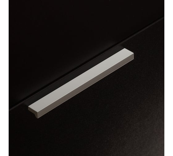 Мебельная алюминиевая ручка GTV PILLAR 160 мм/190 мм, белый матовый UA-PILLAR-160-10M