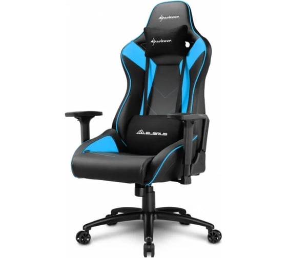 Игровое кресло Sharkoon Elbrus 3 чёрно-синее ELBRUS 3 BK/BU