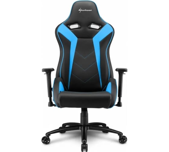 Игровое кресло Sharkoon Elbrus 3 чёрно-синее ELBRUS 3 BK/BU