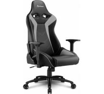 Игровое кресло Sharkoon Elbrus 3 чёрно-серое ELBRUS 3 BK/GY