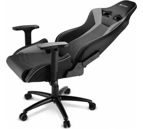 Игровое кресло Sharkoon Elbrus 3 чёрно-серое ELBRUS 3 BK/GY