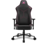 Игровое кресло Sharkoon Skiller SGS30 чёрно-розовое SGS30-BK/PK