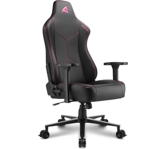 Игровое кресло Sharkoon Skiller SGS30 чёрно-розовое SGS30-BK/PK