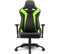 Игровое кресло Sharkoon Elbrus 3 чёрно-зелёное ELBRUS 3 BK/GN