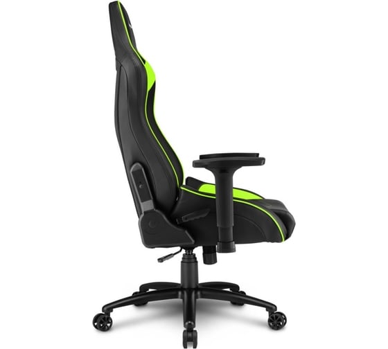Игровое кресло Sharkoon Elbrus 3 чёрно-зелёное ELBRUS 3 BK/GN