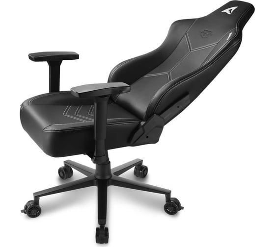 Игровое кресло Sharkoon Skiller SGS30 чёрно-белое SGS30-BK/WH