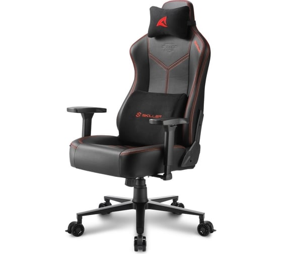 Игровое кресло Sharkoon Skiller SGS30 чёрно-красное SGS30-BK/RD