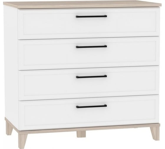 Комод Арника Аурелио 6 с ящиками, белый 00-00136146 1