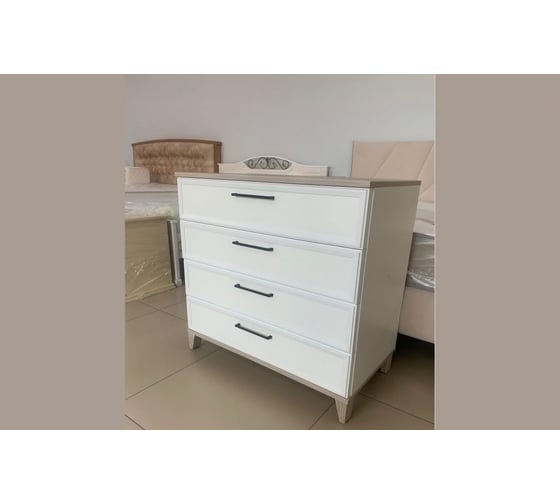 Комод Арника Аурелио 6 с ящиками, белый 00-00136146