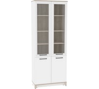 Шкаф книжный Арника Аурелио 8, белый 00-00136150