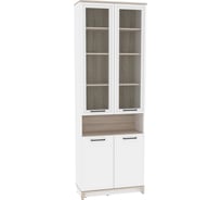 Шкаф книжный Арника Аурелио 7, белый 00-00136149