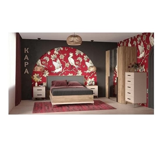 Комод высокий Арника Кара 3 00-00142461