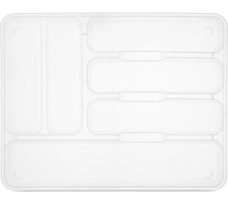 Лоток для столовых приборов прозрачный 30x38x4.7см HOBBY LIFE HL041191