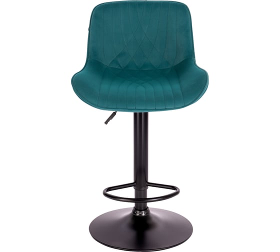 Барный стул Everprof Grace Black ткань, темно-зеленый EP Grace B Fabric Dark Green