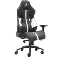 Кресло Everprof Jaguar экокожа, белый/черный EP Jaguar PU White/Black