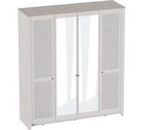 Шкаф Мебельград Валенсия спальня 4 дв Персидский жемчуг 65441