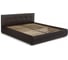 Кровать Woodville Афродита 180x200 см, с ПМ, эко кожа коричневая 353602 3