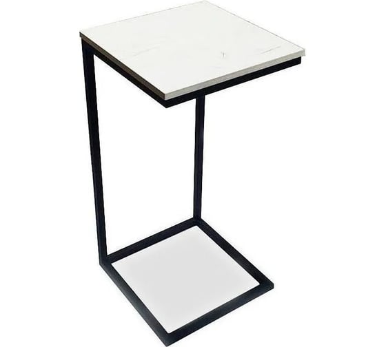 Стол журнальный Desk Question лофт DQ Simple Fir цвет дуб белый 350x350x716 10127