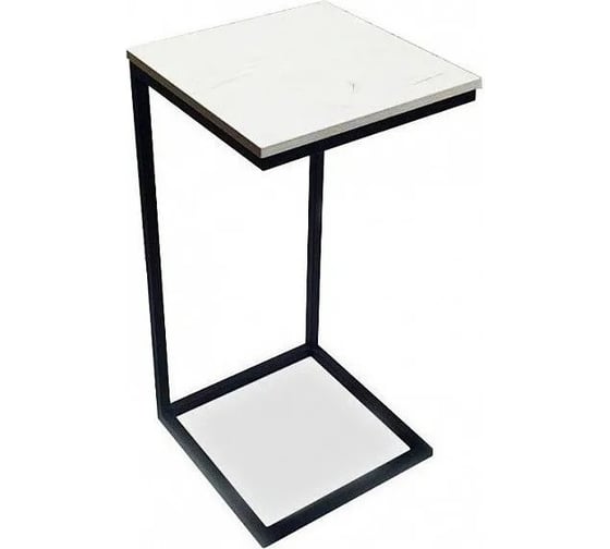 Стол журнальный Desk Question лофт DQ Simple Fir цвет дуб белый 350x350x716 10127