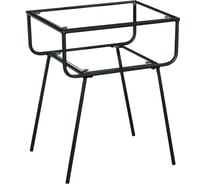 Столик журнальный Maison de Plush Verre noir черное стекло QS5020B