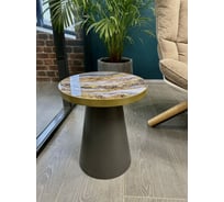 Столик журнальный круглый Maison de Plush Brise grise серый бриз 19T008C