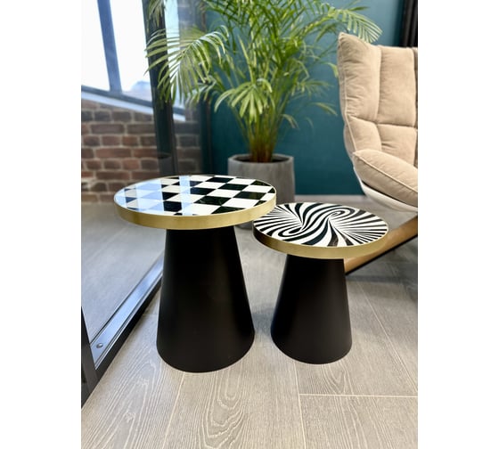 Столик журнальный круглый Maison de Plush Garde гарде 19T008