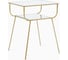 Столик круглый Maison de Plush Verre d'or золотое стекло QS5020A 1