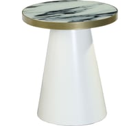 Столик журнальный круглый Maison de Plush Ivoire слоновая кость 19T008D