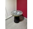 Столик журнальный круглый Maison de Plush Zèbre зебра 19T006 6