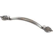 Ручка-скоба Kerron с кристаллами, 128 мм, черненый старинный цинк CRL32-128 BAZ