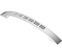 Ручка-скоба Kerron с кристаллами, 128 мм, хром CRL04-128