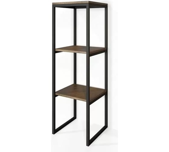 Стеллаж Desk Question лофт DQ Muette Nut (ШхГхВ 350х350х1100) 10018