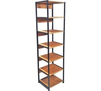 Стеллаж Desk Question лофт DQ SITI малый цвет дуб табачный (ШхГхВ 450х400х1800) 10085