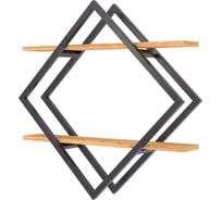 Полка Desk Question лофт DQ №10 Rum (бол.) цвет дуб табачный (ШхГхВ 707х150х707) 10262