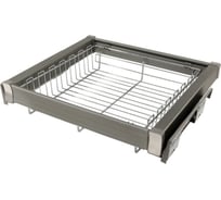 Выдвижная многофункциональная полка Amix 890х120х470 графит/хром DX003-900